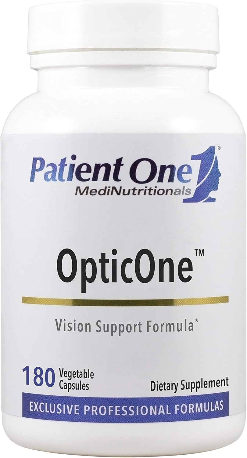 OpticOne | Suplemento para apoyar la salud del nervio óptico y la función visual | Con vitaminas A y E, luteína, ALA y más | 180 cápsulas