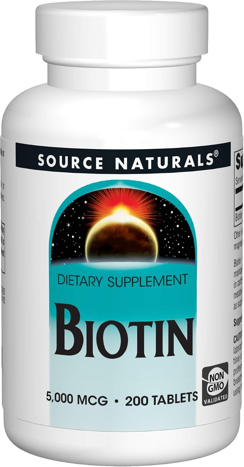 Source Naturals Biotina 5.000 mcg, 200 comprimidos