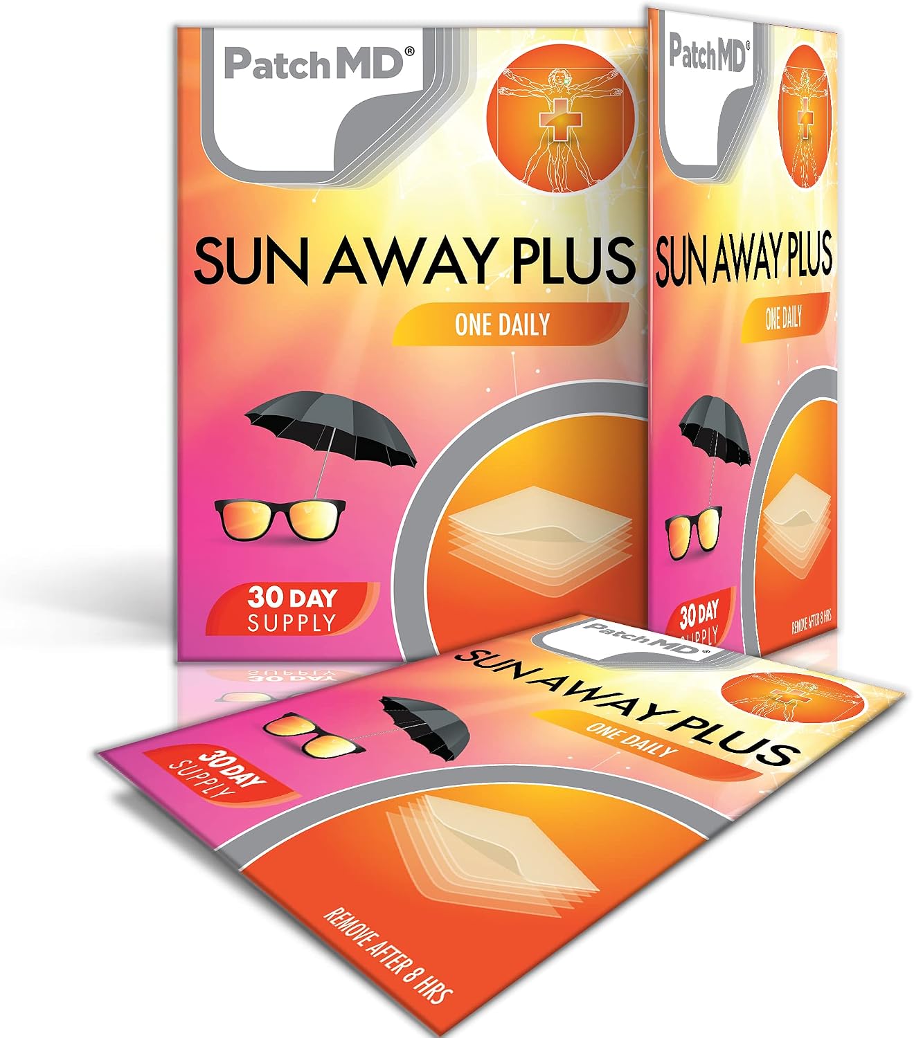 PatchMD Sun Away Plus (30 días) – Parche Transdérmico Multivitamínico