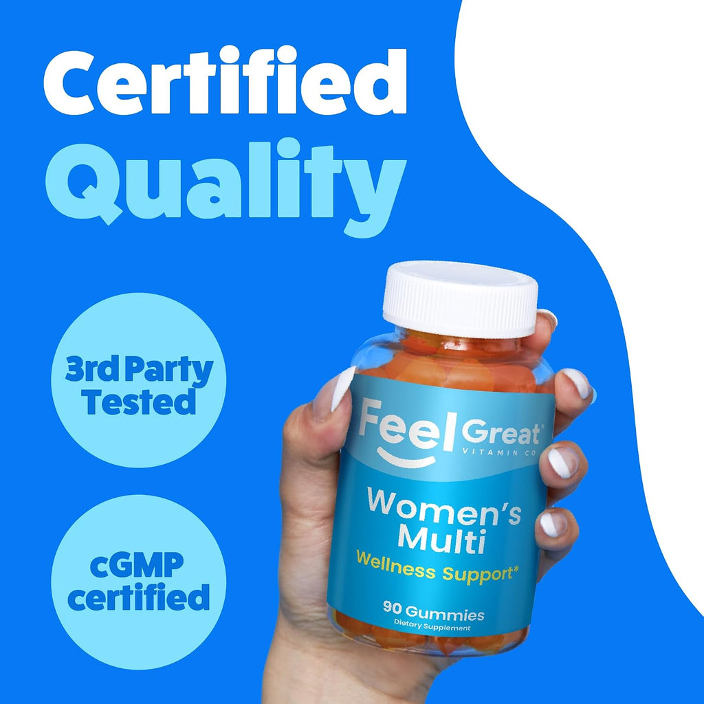 Multivitamin Gummy para Mujeres - Feel Great Vitamin Co | Complejo de Vitaminas en Gominolas