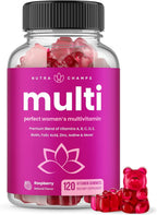 NutraChamps Multivitamínico para Mujeres - 120 Gominolas - Vitaminas A, B, C, D, E, Biotina, Ácido Fólico