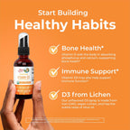 MaryRuth Organics Vitamina D3 Spray Vegano Orgánico - 30 Servicios