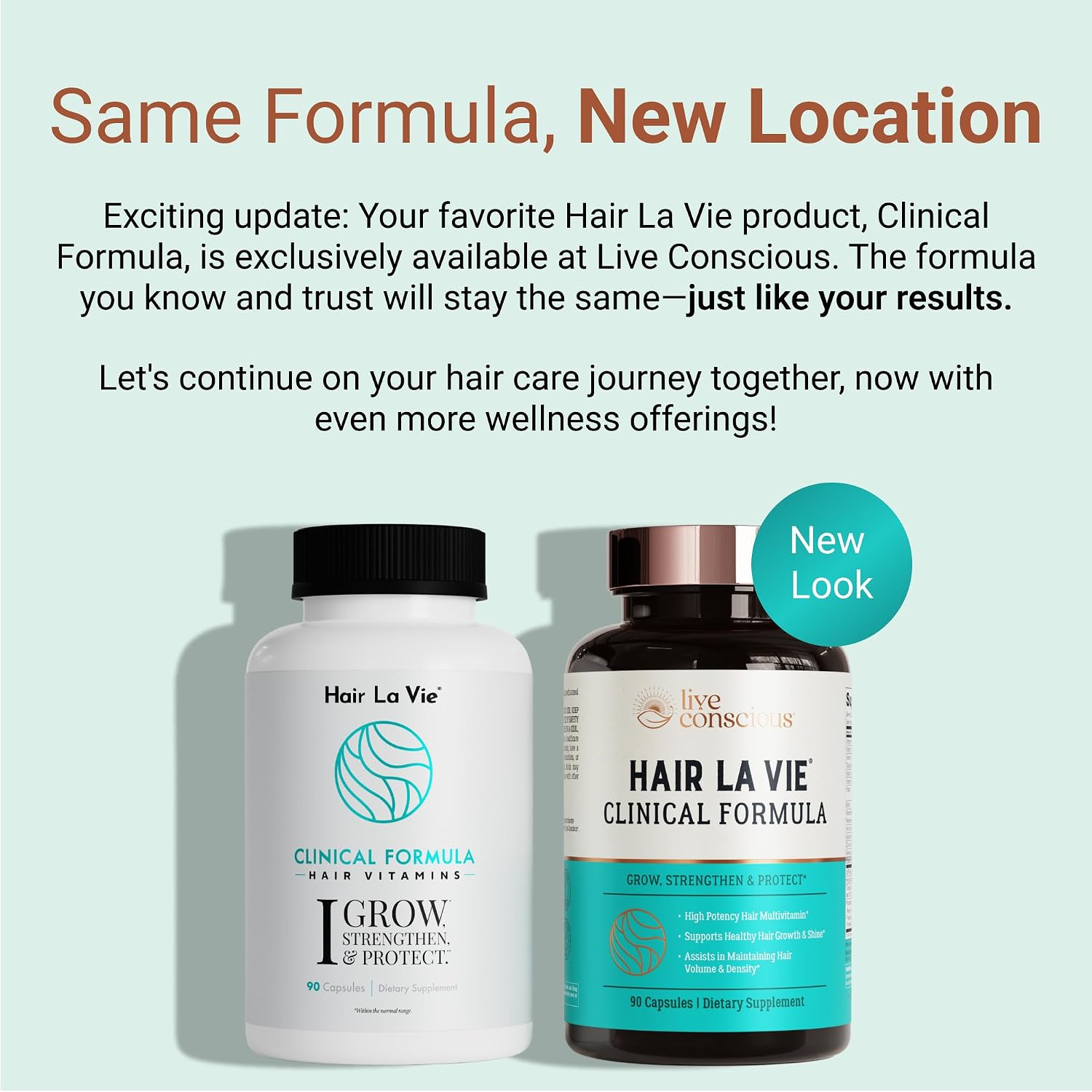 Hair La Vie Clinical Formula Vitaminas para el Cabello con Biotina y Saw Palmetto - Bienestar Capilar y General (Pack de 2)