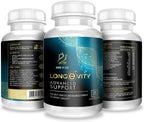 ACTIF Longevity Advanced Support – 20 Factores Esenciales, 2 Meses de Suministro