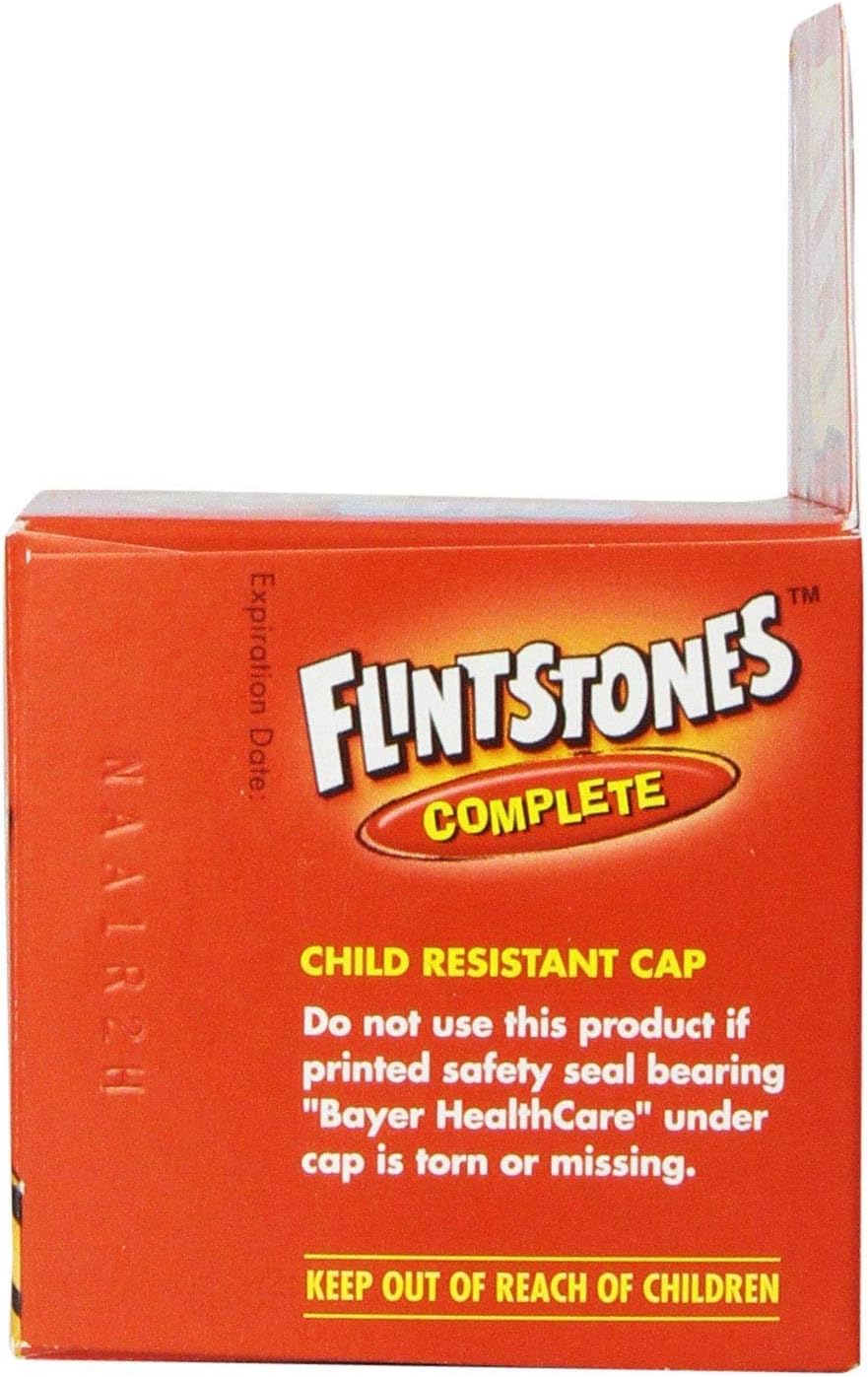 Flintstones Multivitamínico Masticable Completo, 60 pastillas (Paquete de 2)
