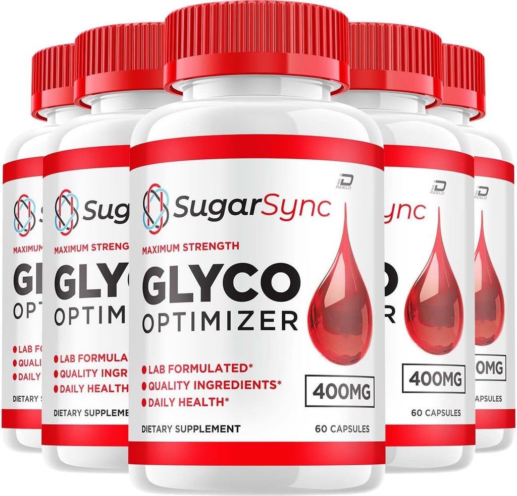 Sugar Sync Cápsulas - Complemento Alimenticio Natural (5 Envases - 300 Cápsulas)