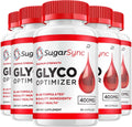 Sugar Sync Cápsulas - Complemento Alimenticio Natural (5 Envases - 300 Cápsulas)