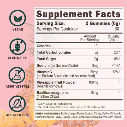Nature Aurora Premium Feminine Balance Gummies - Apoyo al Equilibrio Femenino y Probióticos Vaginales con Vitamina C - Sabor – Image 2