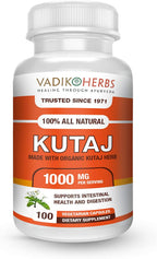 Vadik Herbs Kutaj (Holarrhena Antidysenterica) - 100 Cápsulas Vegetales - Complemento para el Soporte Digestivo