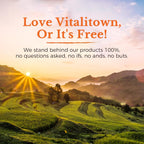 Vitalitown Vitamina D3 K2 Complemento, 10000 UI D3 y 200 mcg K2 (MK-7), 90 Cápsulas Blandas