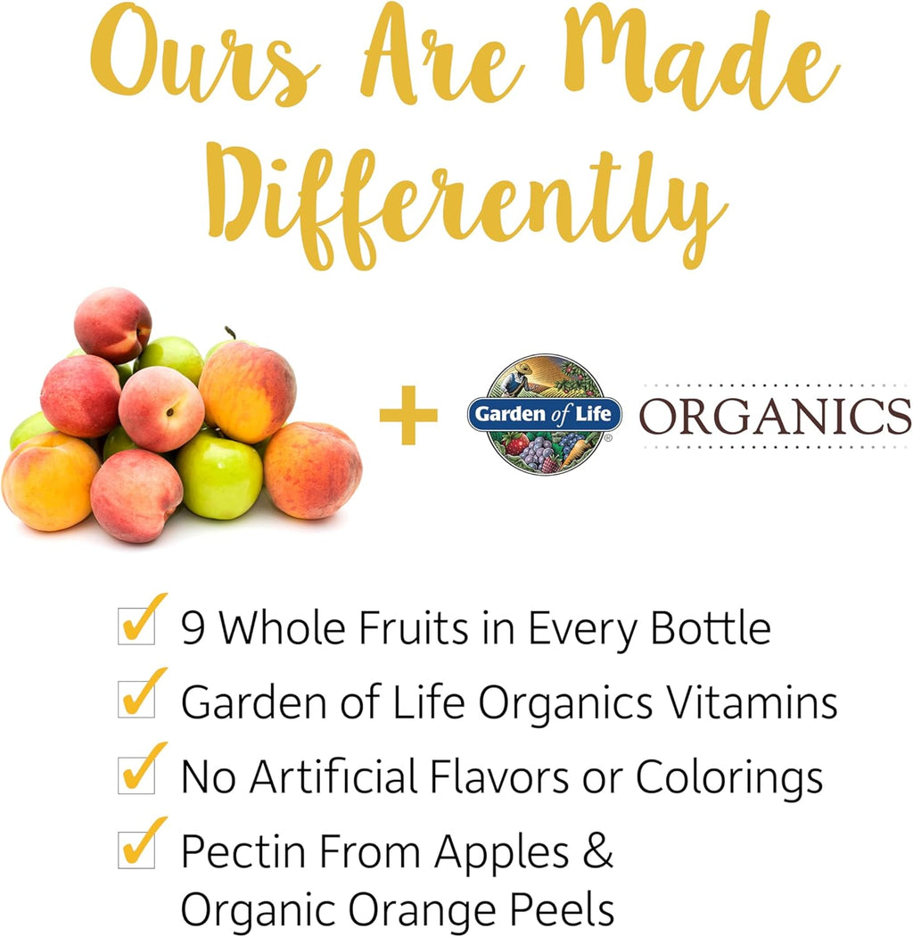 Garden of Life Organics Men 40+ Multivitamínico en Gominolas - Berry - 120 gominulas orgánicas