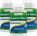 Best Naturals Breast-Ultra Cápsulas – Complemento Alimenticio para el Bienestar Femenino – 90 Cápsulas (Pack de 3)