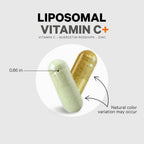 Codeage Liposomal Vitamin C 1500mg con Zinc, Elderberry, Citrus Bioflavonoids, Quercetin & Rose Hips - 180 Cápsulas Veganas