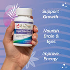 Super Mini-Multi - Multivitamínico infantil con metilfolato y vitamina B12 (120 cápsulas)