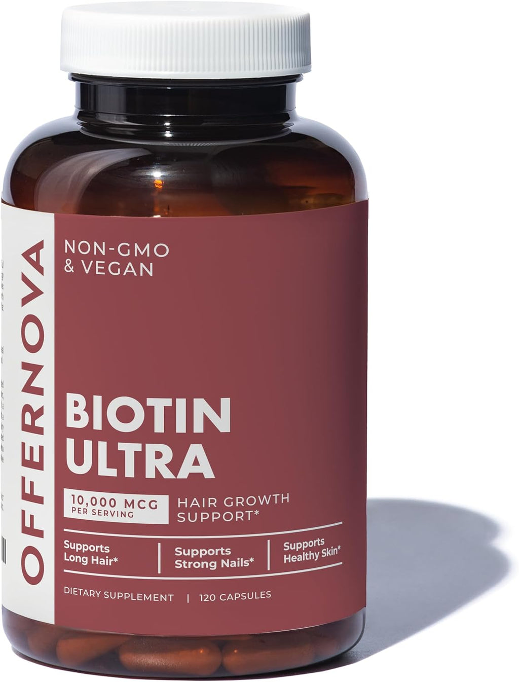 Offernova Biotin Ultra: Biotina 10.000 mcg - 120 Comprimidos