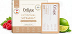 Orlique Vitamina C Liposomal 1000 mg con Zinc y Bioflavonoides | Sabor Lima y Frambuesa | 30 Sobres