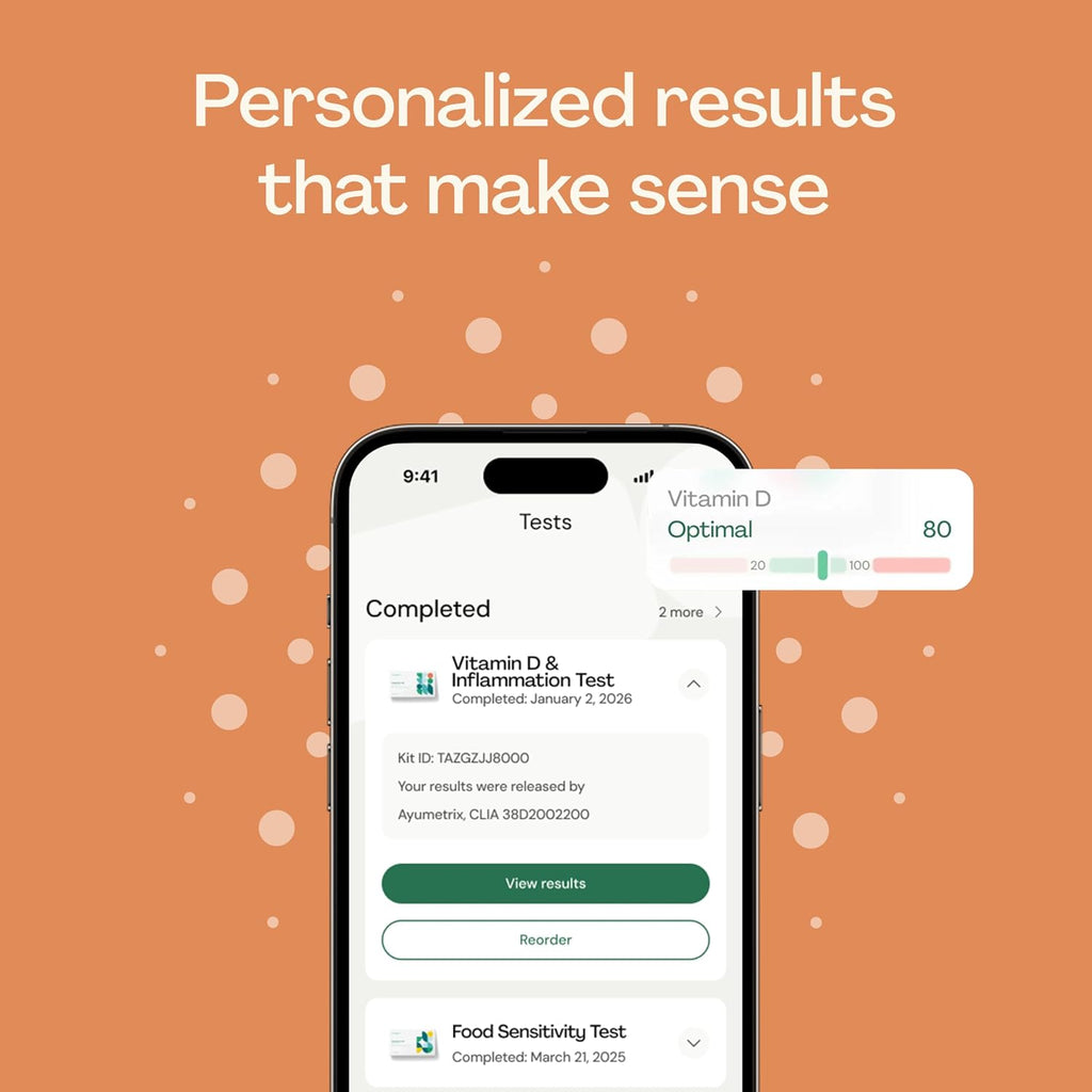 Everlywell Test de Vitamina D e Inflamación – Kit de Análisis Casero