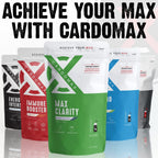CardoMax Max Clarity - Suplemento Nootrópico Líquido con Alpha GPC, L-Teanina y Cafeína - 15 Stick Packs - Sabor a Bayas Mixtas