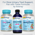 SOLARAY D-Mannosa 1000 mg Fórmula Líquida con Extracto de Arándano CranActin - Suplemento de D-Mannosa y Arándano con Vitamina C - 237 ml