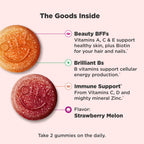 Olly Teen Girl Multi Gummy – Multivitamínico en Gominolas para Adolescentes, Sabor Berry Melon, 70 Gominolas (35 Días)