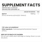 AMALTH Extracto de Albaricoque 25:1 - 120 Cápsulas Veganas (500mg por cápsula)
