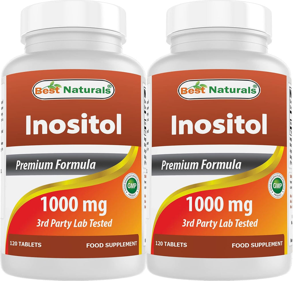 Best Naturals Inositol 1000 mg, 120 Comprimidos