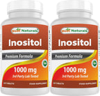 Best Naturals Inositol 1000 mg, 120 Comprimidos
