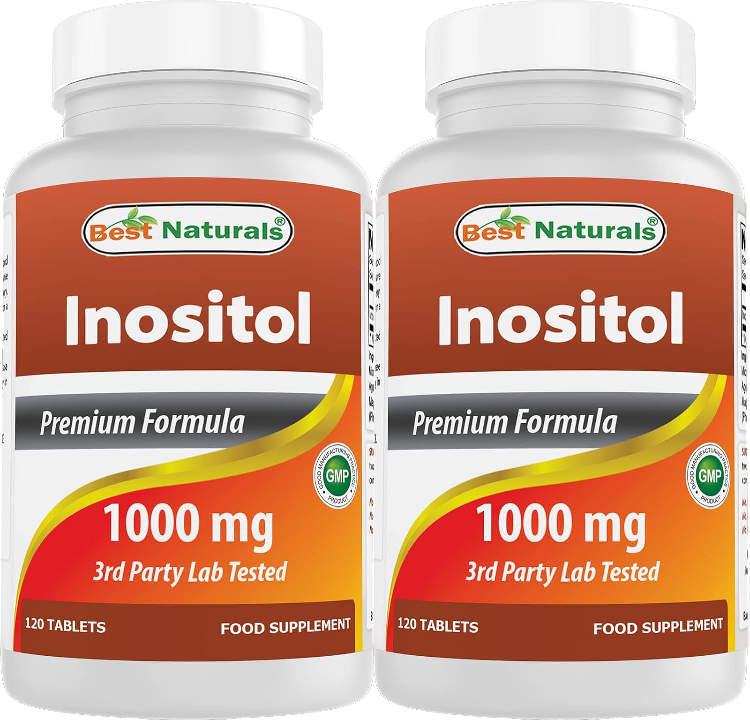 Best Naturals Inositol 1000 mg, 120 Comprimidos