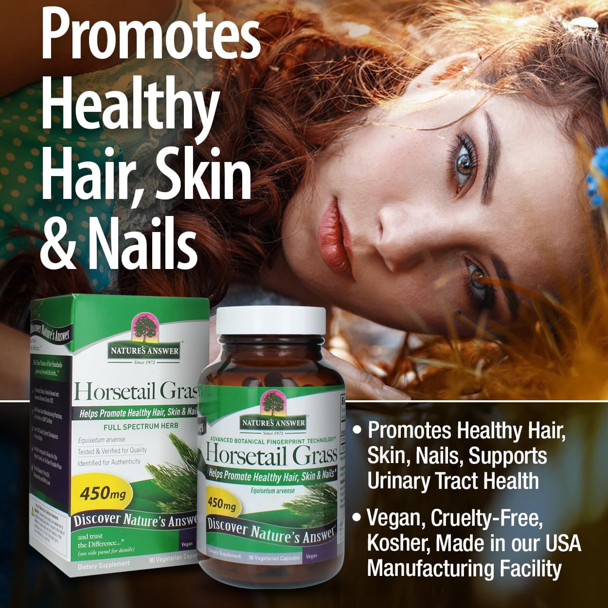 Nature's Answer Horsetail Capsules, 90 Count