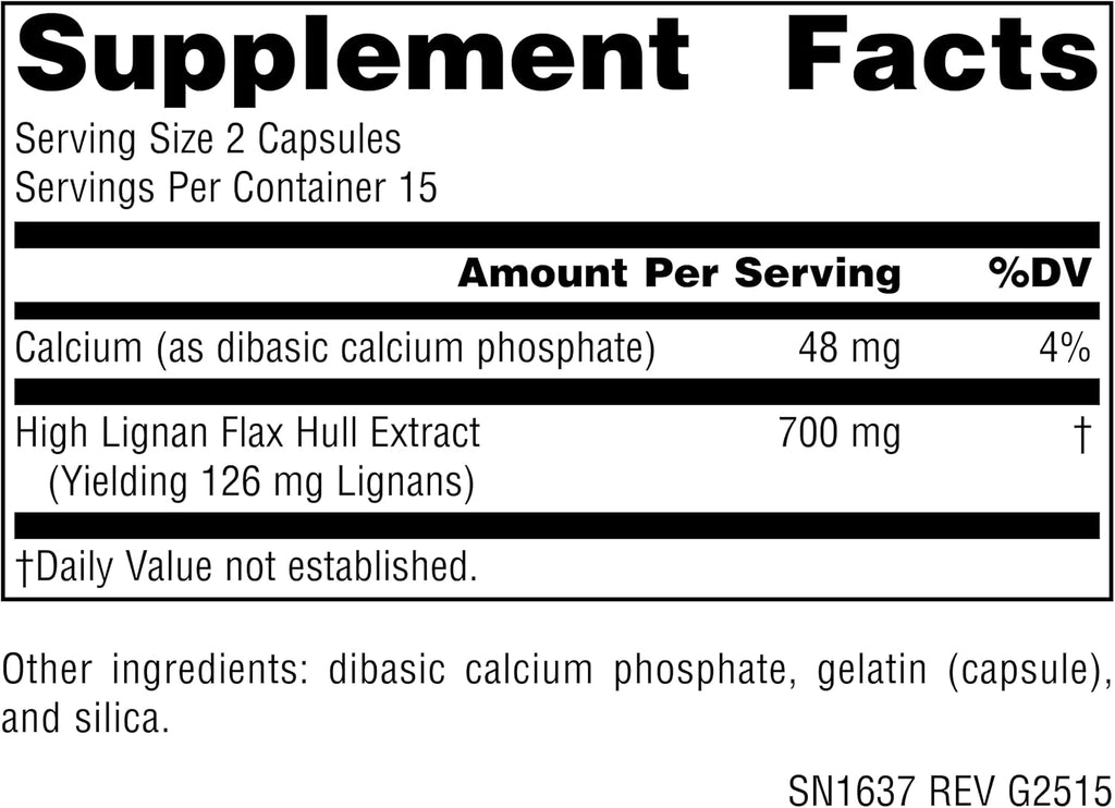 Source Naturals Adaptofem Lignan Extract, Adaptógeno para la Menopausia sin Soja - 30 Cápsulas