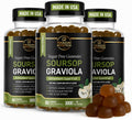 UR Treasure Nutrition - Gominolas de Graviola y Hojas de Guanábana - Sin Azúcar - 3000mg de Extracto - 3 Paquetes - 60 Gominolas - No GMO - Vegano
