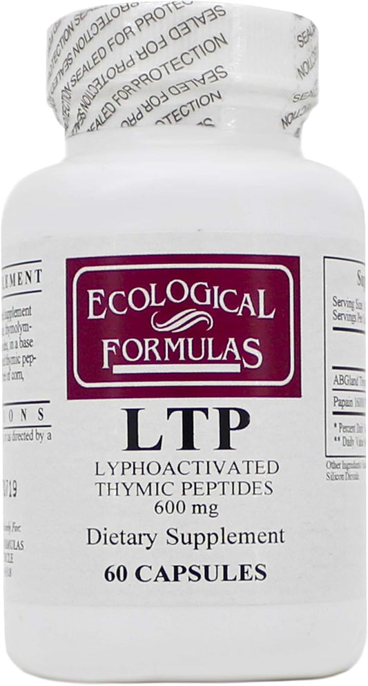 LTP (Lyphoactivated Thymic Peptides) 60 Cápsulas - Pack de 3 - Ecological Formulas