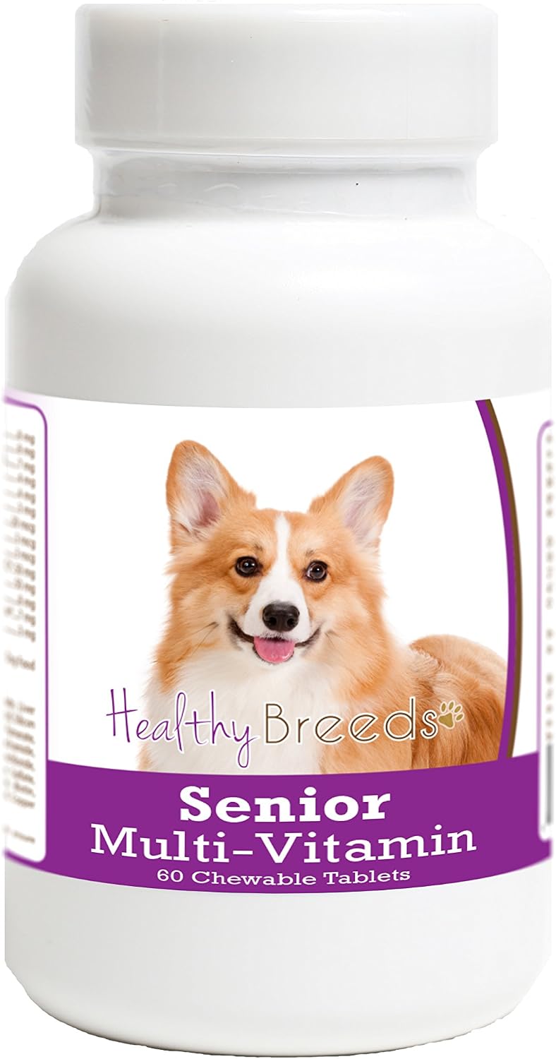 Healthy Breeds Multivitamínico Senior para Perros Pembroke Welsh Corgi - 60 Comprimidos