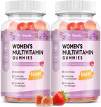 Totaria Multivitamin Gummies Sin Azúcar para Mujeres 14+ con Inositol, Hierro, Folato, Biotina