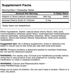 Swanson Vitamina C Masticable Sin Azúcar Sabor Cereza - 60 Comprimidos