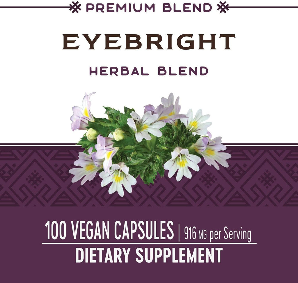 Nature's Way Eyebright Mezcla de Apoyo, 458 mg, 100 Cápsulas