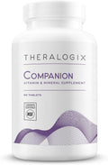 Theralogix Companion Multivitamínico y Mineral - 90 Comprimidos - Para Mujeres y Hombres Sin Hierro, Vitamina D ni Vitamina K - Vitaminas B, Zinc y Magnesio - NSF Certificado