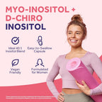 Doctor's Recipes Inositol para Mujeres - Myo-Inositol y D-Chiro Inositol 2050mg, 120 Cápsulas Veganas