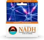 Source Naturals NADH 20 mg, Energy and Mental Alertness - 20 Tablets