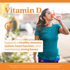 Doctor's Best Vitamina D3 1000 UI, 180 Cápsulas Blandas - Suplemento de Vitamina D para el Sistema Inmunológico y Huesos