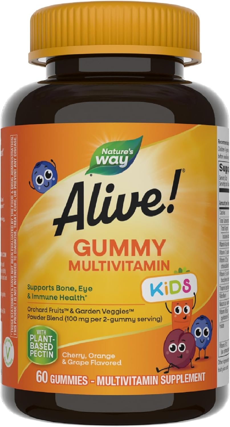 Nature's Way Alive! Gomitas Multivitamínicas para Niños - 60 Gomitas Multivitamínicas