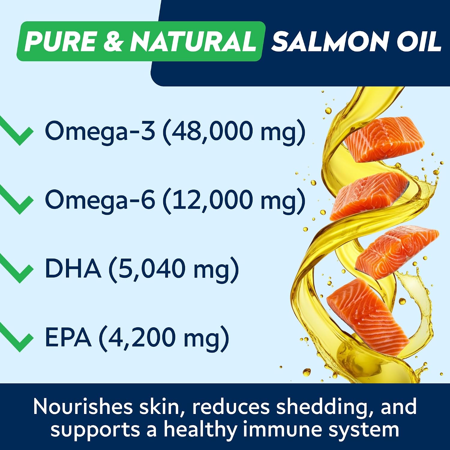 STRELLALAB Aceite de Pescado Omega 3 6 9 en Chews para Perros - Alivio de Alergias y Picores - Suplemento para Piel y Pelaje - 180 Chews (Envase Promocional) - Sabor a Hígado de Pollo