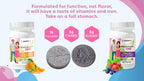 BariatricPal Multivitamin ONE - Multivitamínico Masticable con 45mg de Hierro, Sabor Mixed Berry, 30 Comprimidos