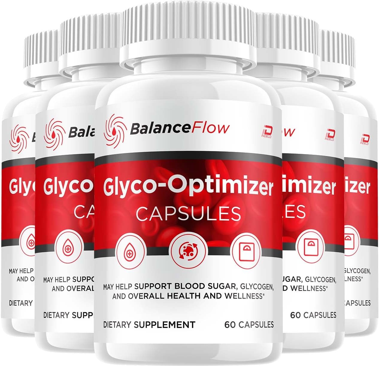 Balance Flow Cápsulas, Suplemento Avanzado para Mantener Niveles Saludables, Fórmula Máxima Potencia (5 Paquetes - 300 Cápsulas)