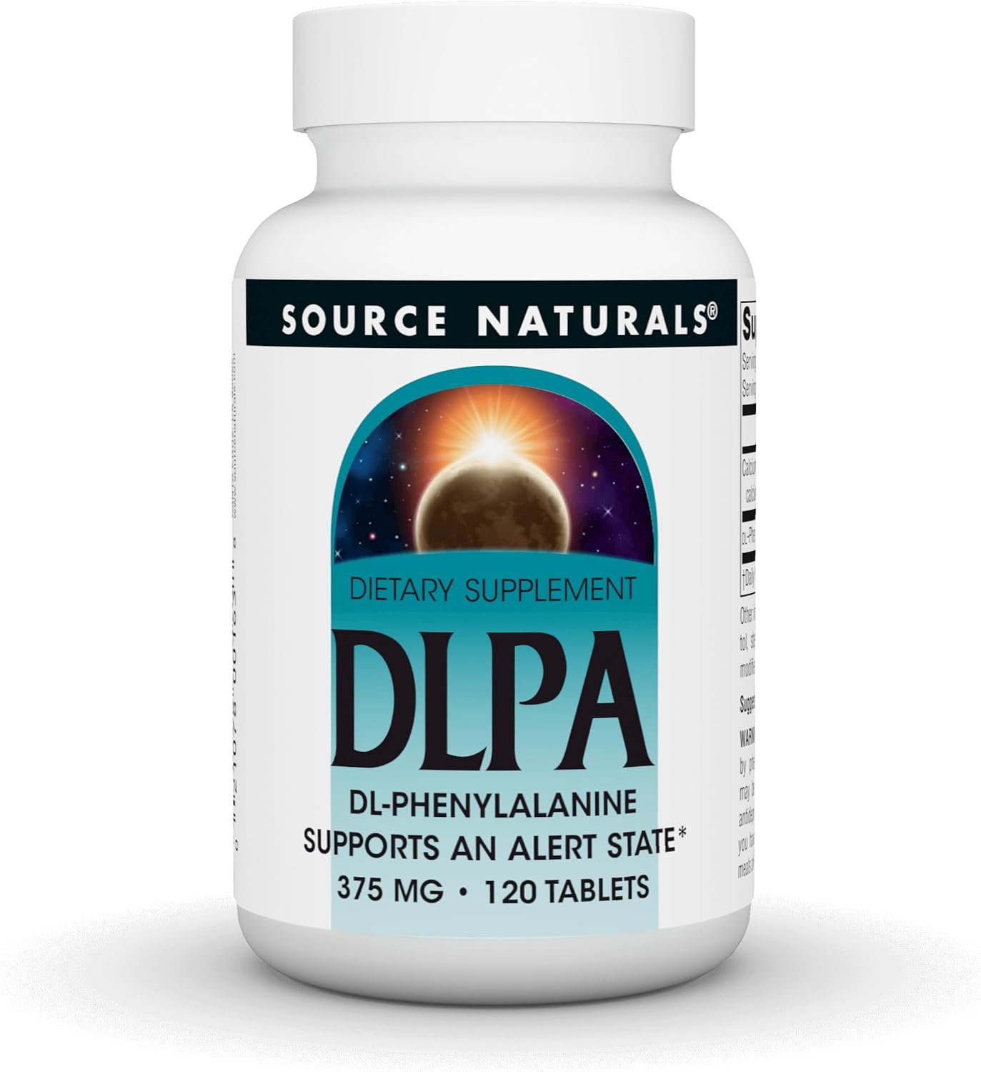 Source Naturals DLPA DL-Fenilalanina, 375 mg - 60 Tabletas