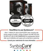 SynbioCure Probióticos y Prebióticos para Perros | Polvo | 200 Mil Millones de Bacterias por Sobre | 30 Sobres de 2 g