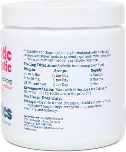 Probiótico + Prebiótico en Polvo para Perros – 7 Cepas Probióticas con FOS Prebiótico, Apoya la Flora Intestinal, Salud – Image 7