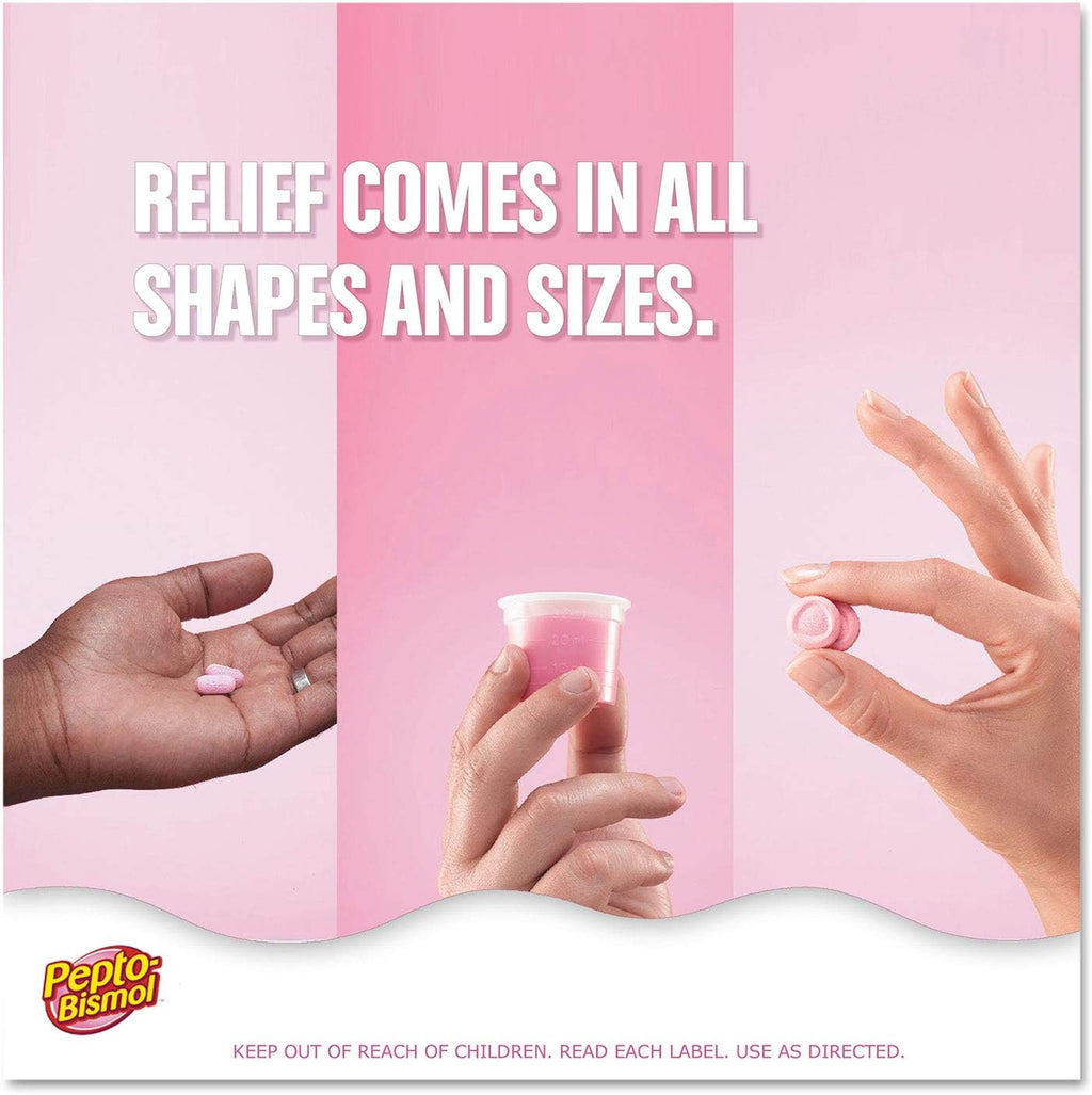 Pepto Bismol Comprimidos Masticables, Sabor Original, 30 unidades