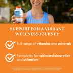 Doctor's Best Multi-Vitamin & Mineral Complex - Daily Vegan Multivitamin for Women & Men, Vitamins A, C, D3, E, K2, Riboflavin & Niacin, Adult Supplement, Non-GMO - 90 Veggie Capsules