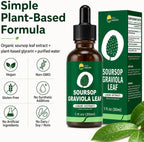 KingHealth Extracto Líquido de Hojas de Graviola Orgánico - 30 ml